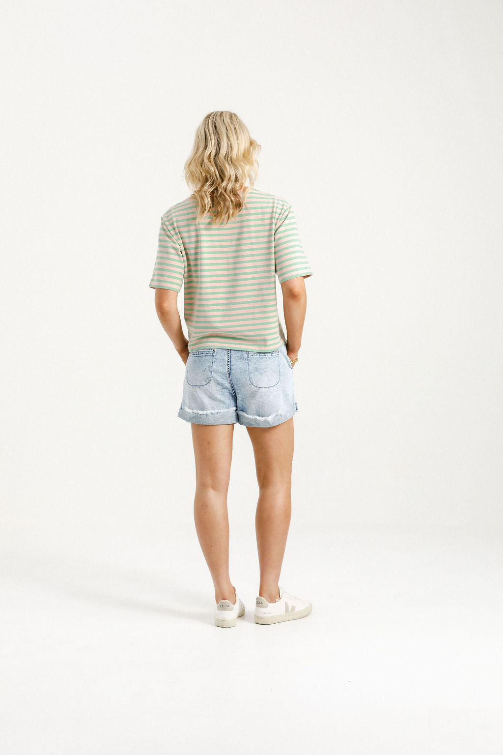 Becky Tee - Candy Apple Stripes