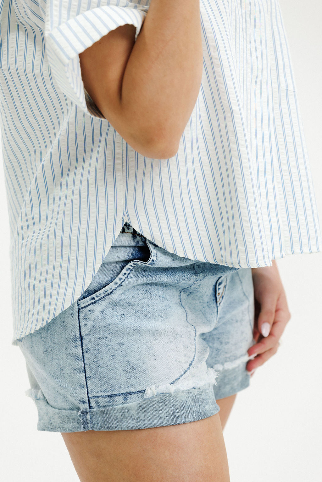 COMING SOON - Ruby Shirt - Beach House Stripe