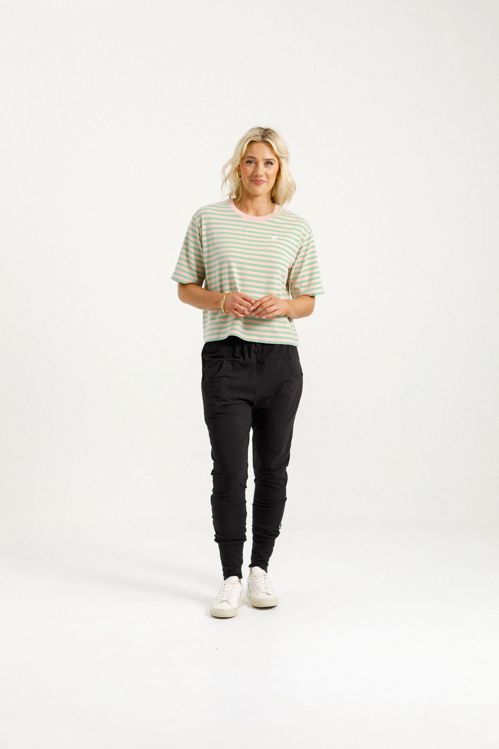 Apartment Pants - Black with Candy Apple X