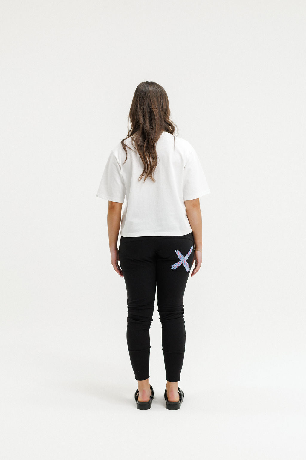COMING SOON - Apartment Pants - Black with Blue Haven Stripe X