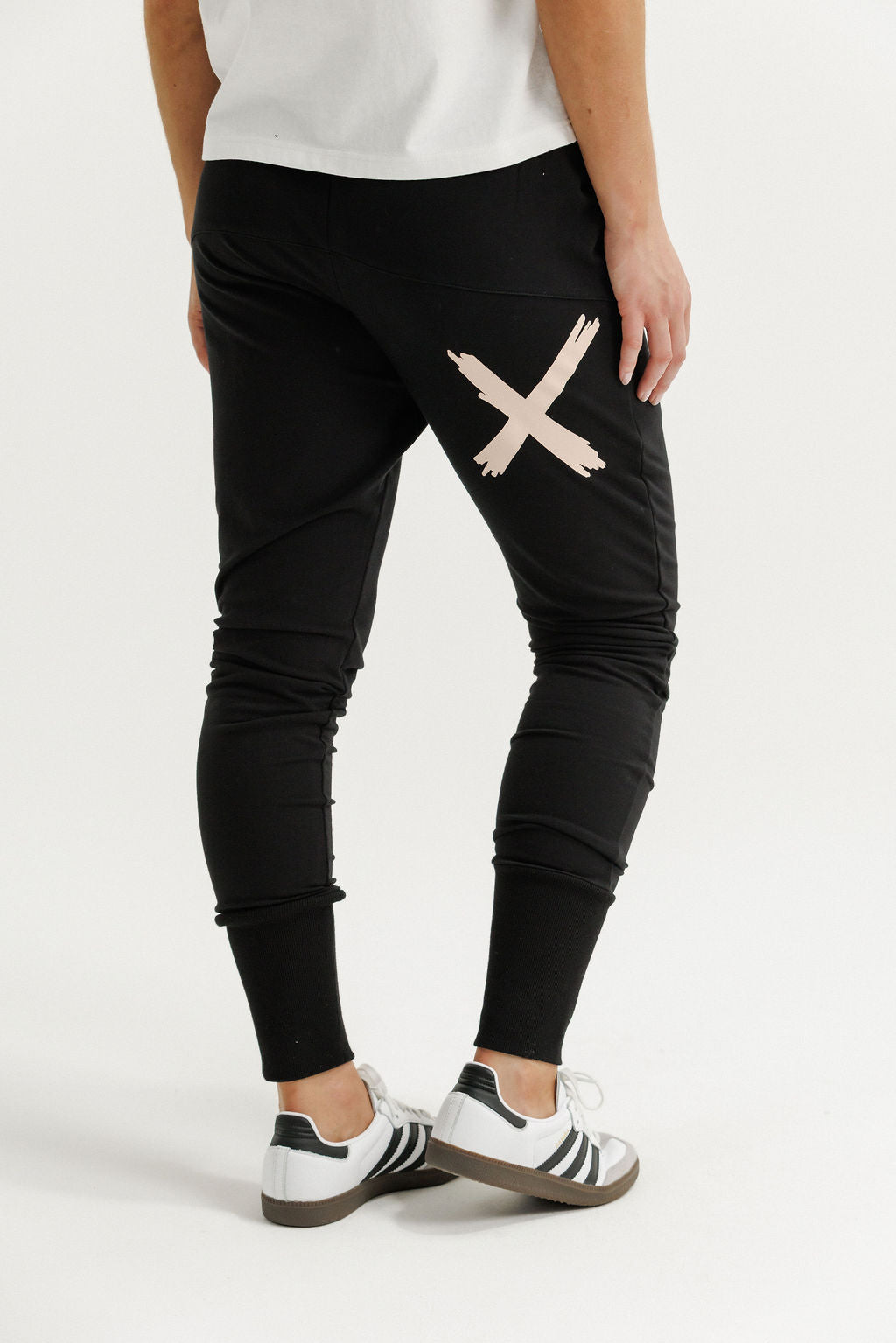 Coming Soon - Apartment Pants - Winter Weight - Black with Peach Parfait X
