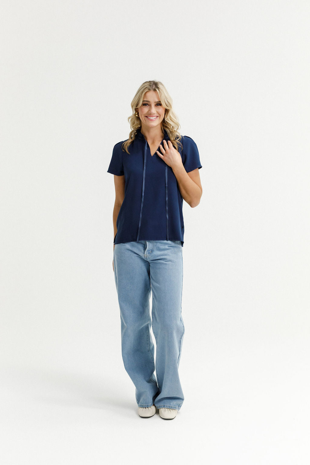 Coming Soon - Katherine Top - Navy