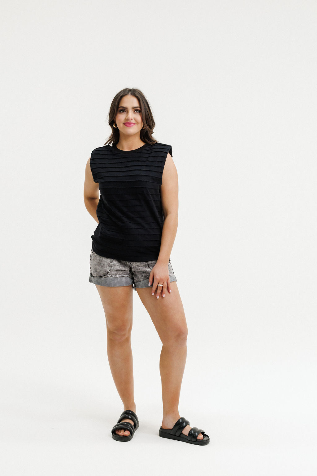 COMING SOON - Milla Tee - Black Petal