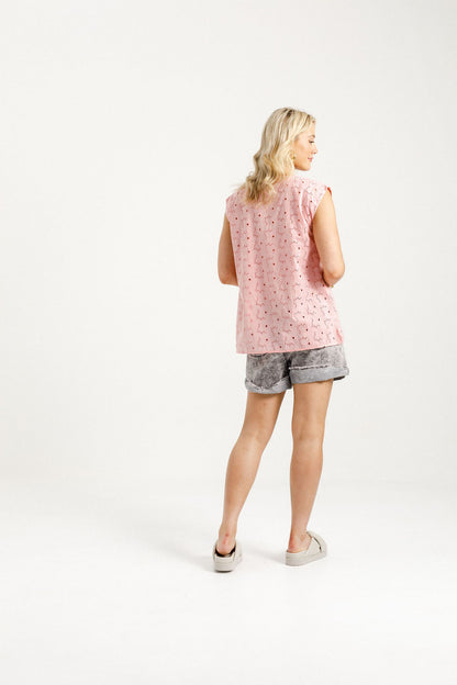 Coming Soon - Daisy Top - Pink Blooms