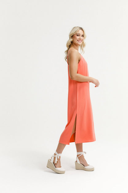 Coming Soon - Slide Dress - Berry