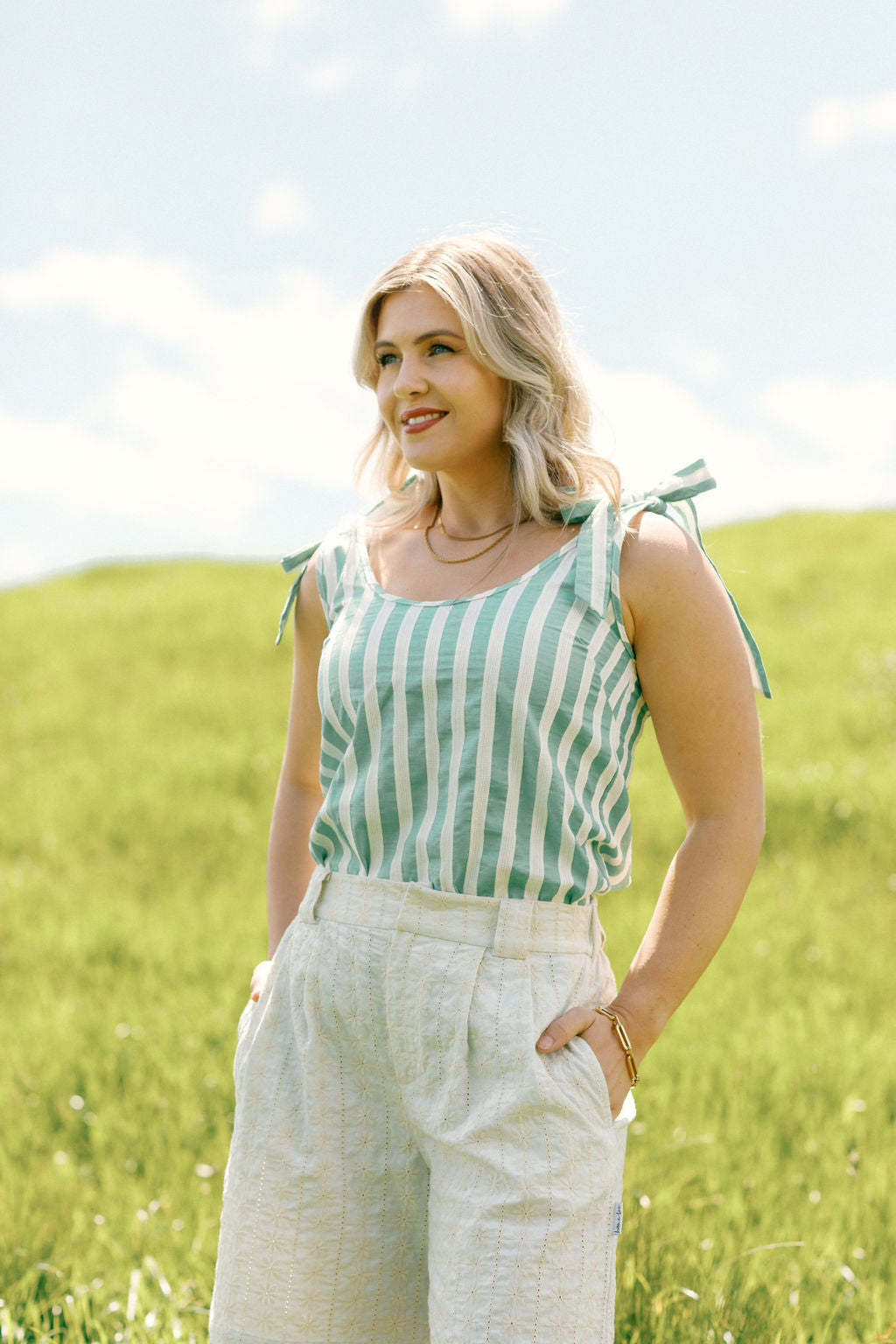 Andi Top - Apple Stripes