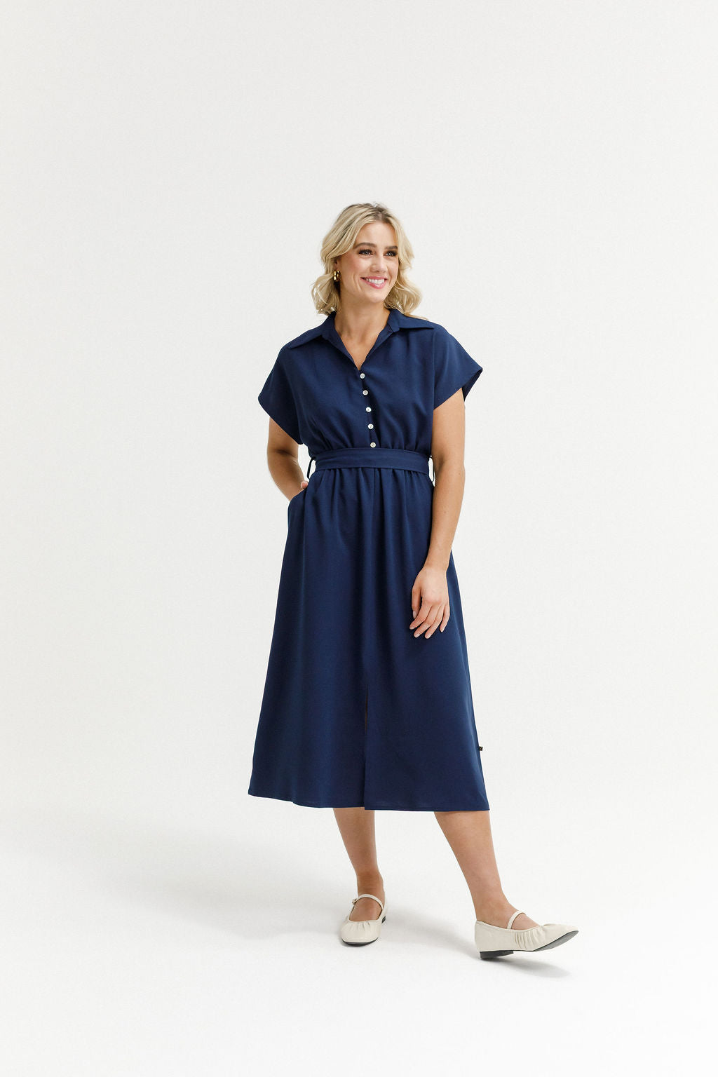 Coming Soon - Ella Dress - Navy