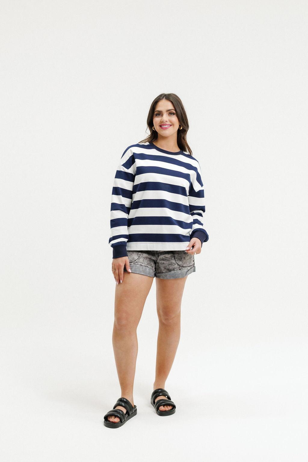 COMING SOON - Stella Crew - Navy Stripes