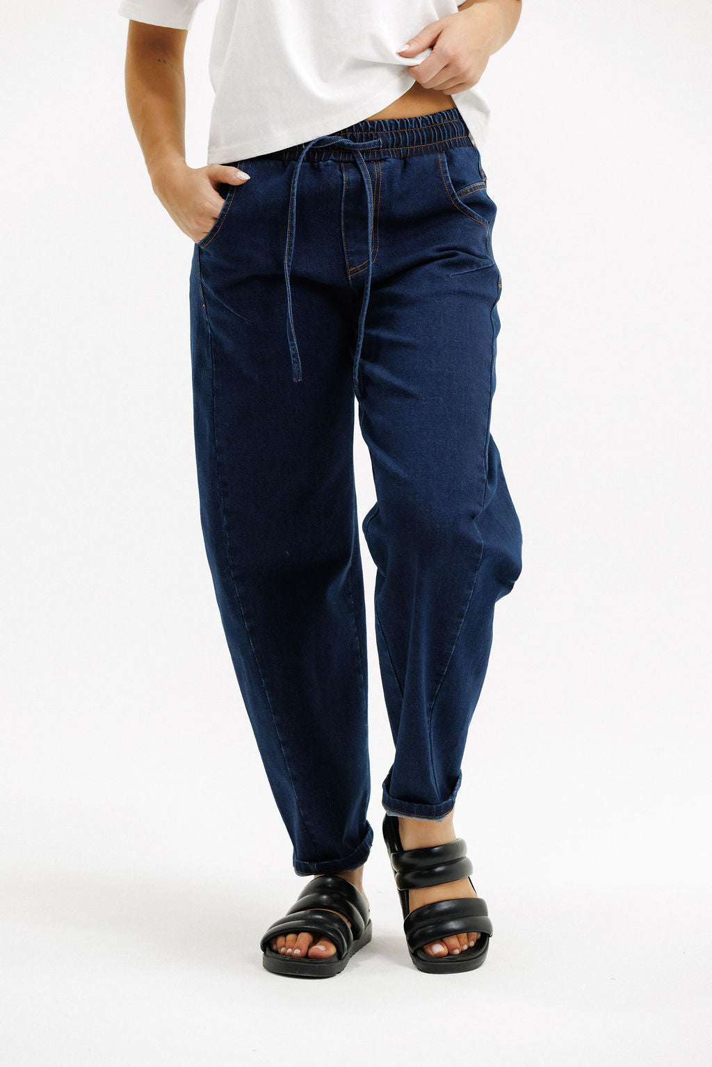 Barrel Jeans - Indigo Wash