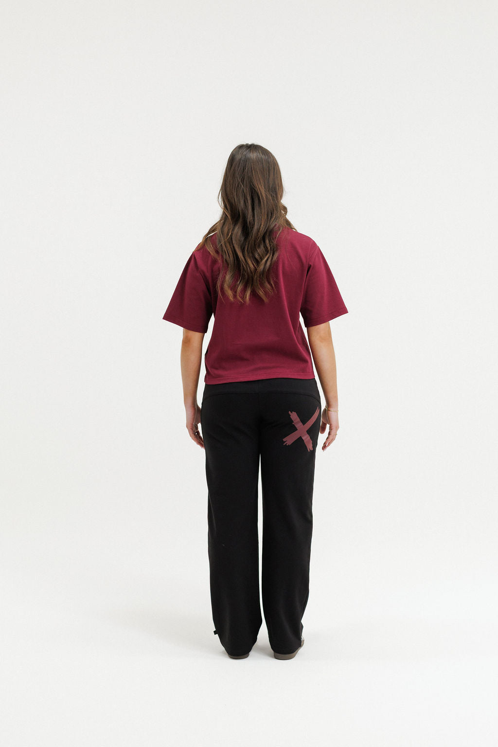 COMING SOON - Avenue Pants - Black with Merlot X