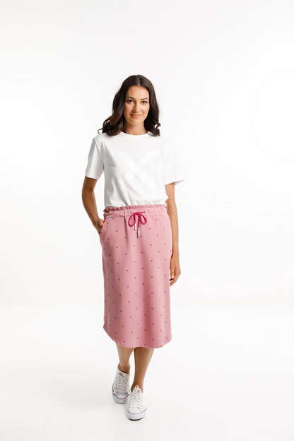 Midi Skirt - Rose Bud Duckies