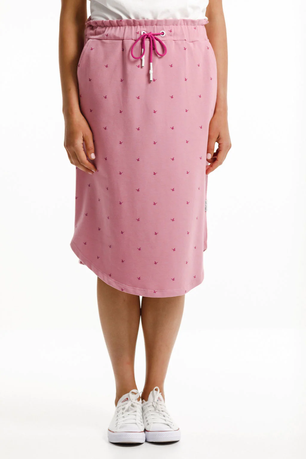 Midi Skirt - Rose Bud Duckies