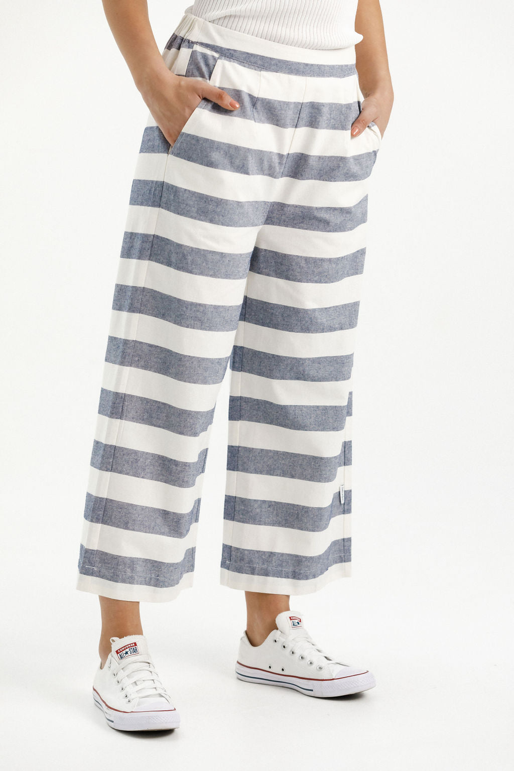 Zoe Pants - Beach Stripe