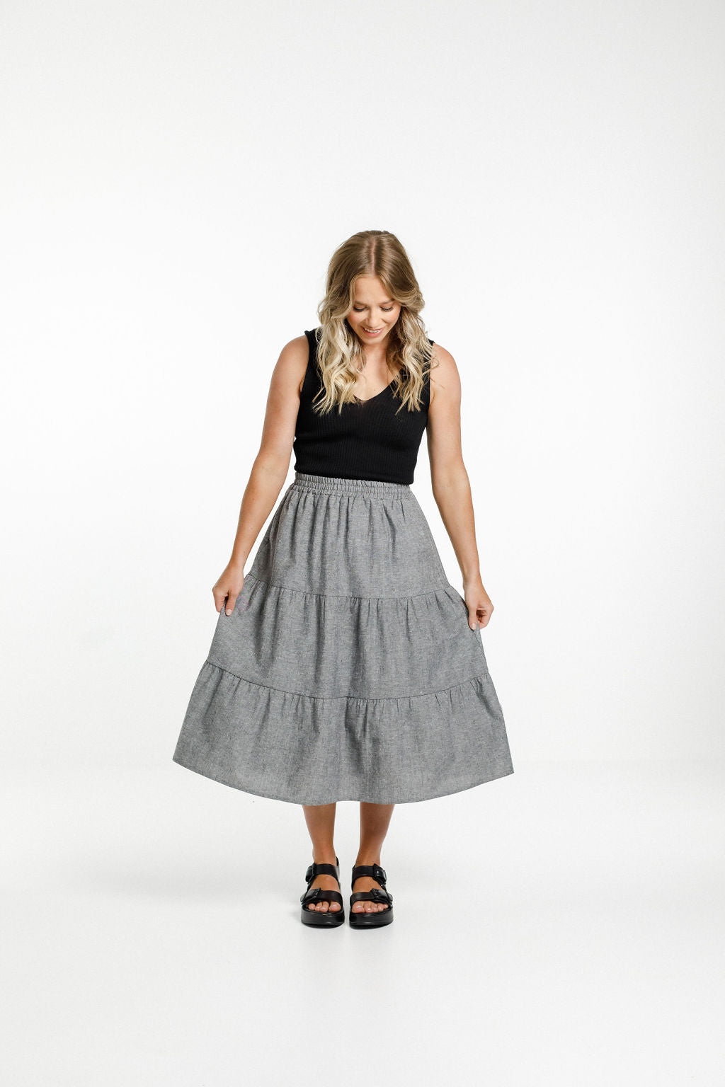 Lexi Skirt - Sale - Charcoal