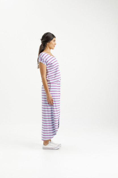 Chelsea Dress - Orchid Stripe