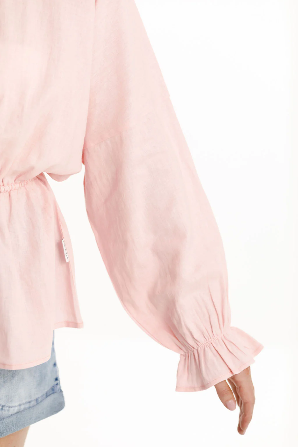 Abby Shirt - Blush Linen