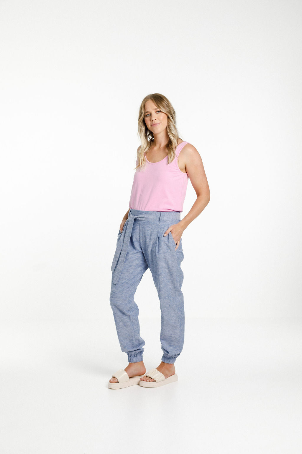 Studio Pants - Sale - Sky