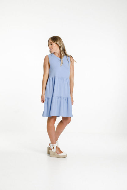 Kylie Singlet Dress - Sale - Cerulean