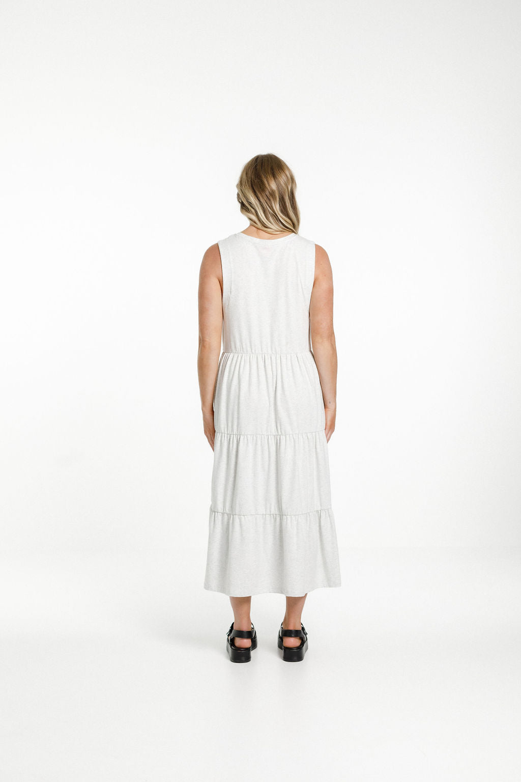 Kendall Singlet Dress - Light Marle