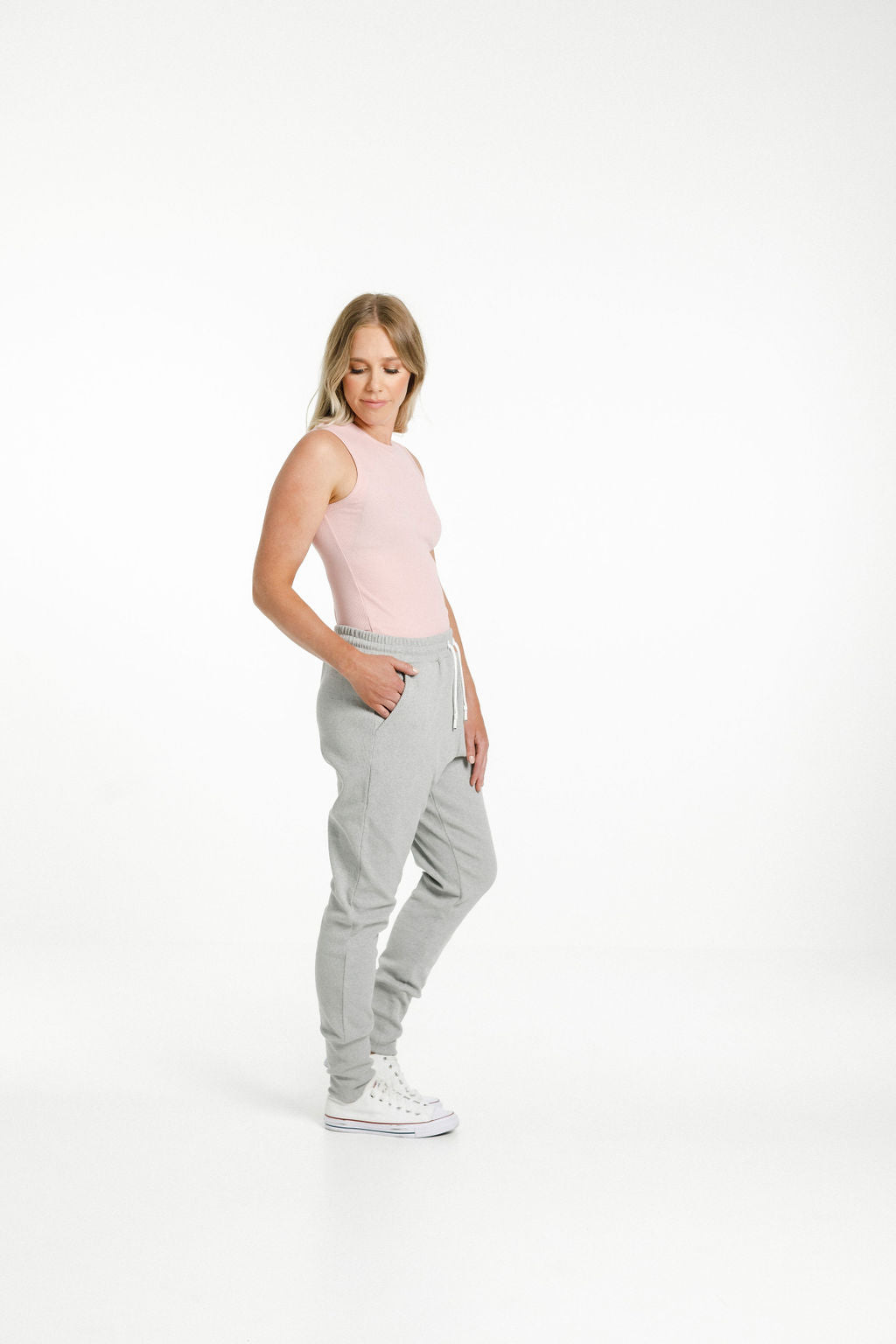 Luna Pant - Grey Marle