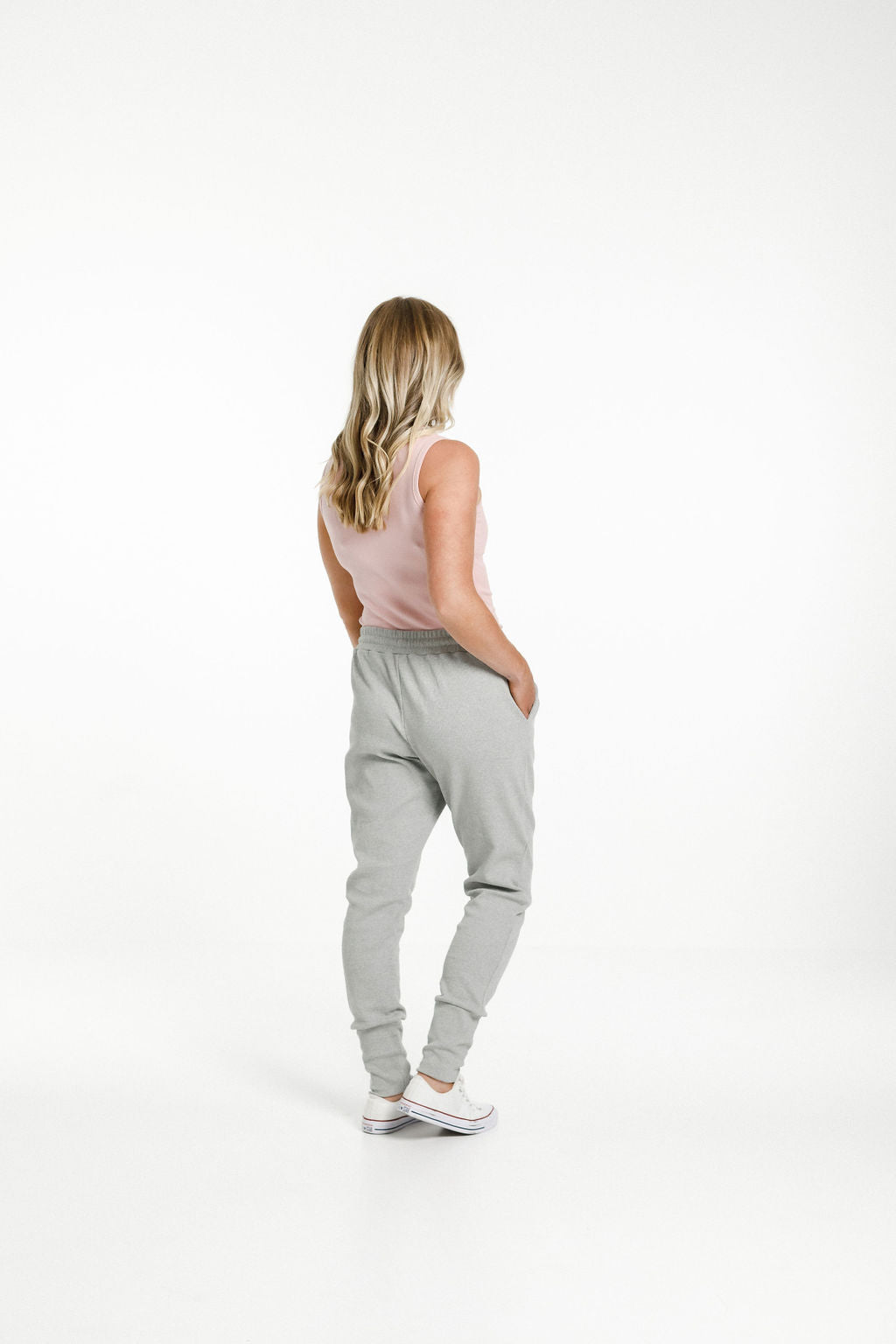 Luna Pant - Grey Marle