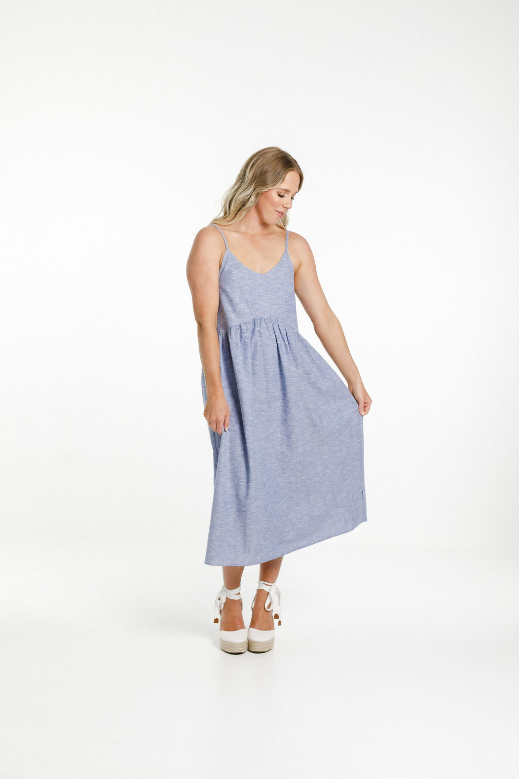 Adaline Dress - Sale - Sky