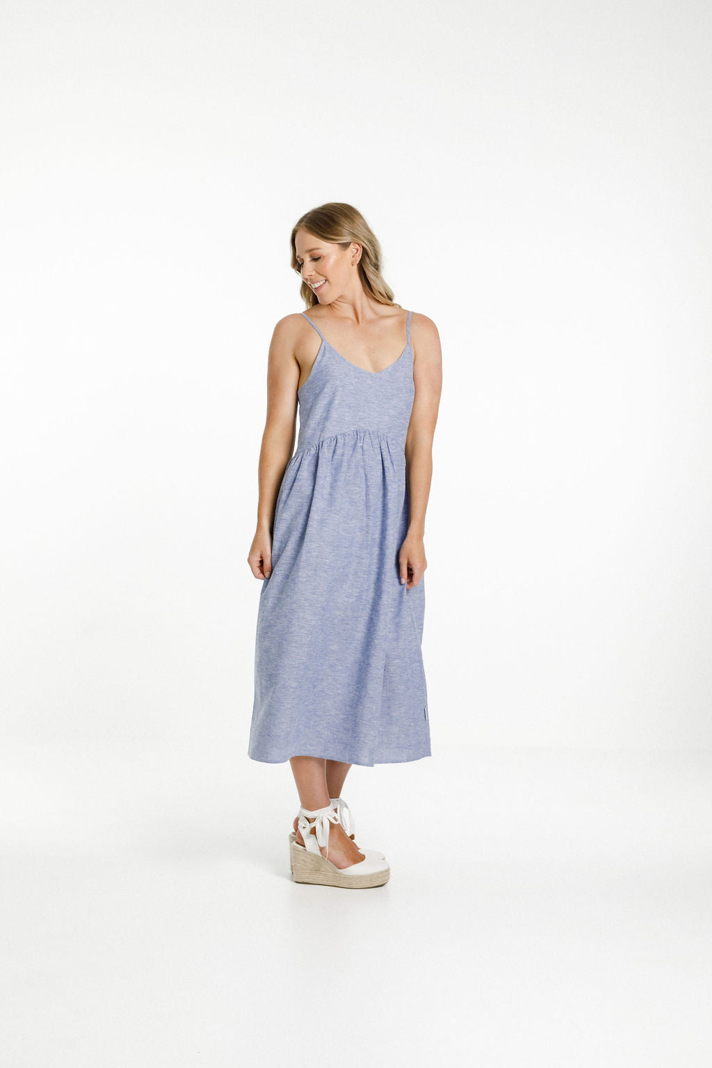 Adaline Dress - Sky