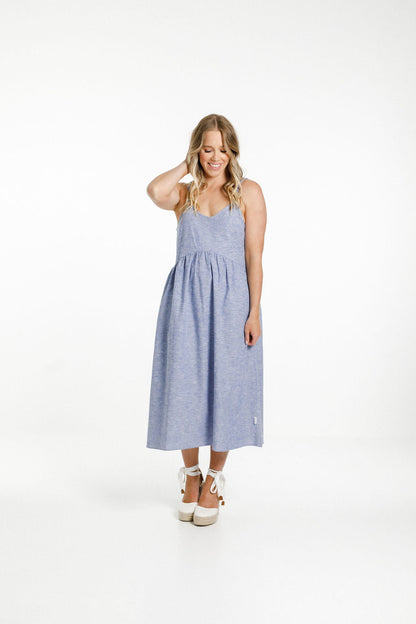 Adaline Dress - Sky