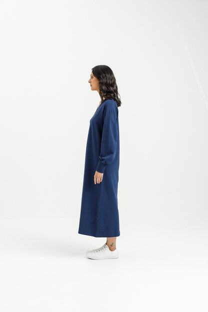 Laney Dress - Indigo Blue