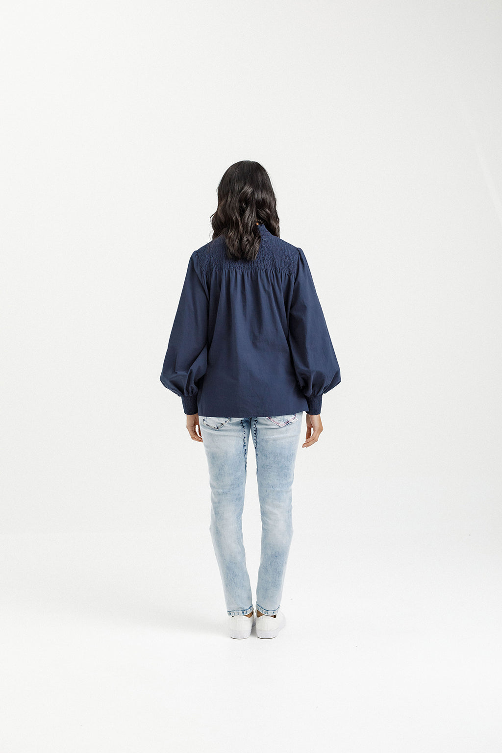 Charlotte Top - Indigo Blue