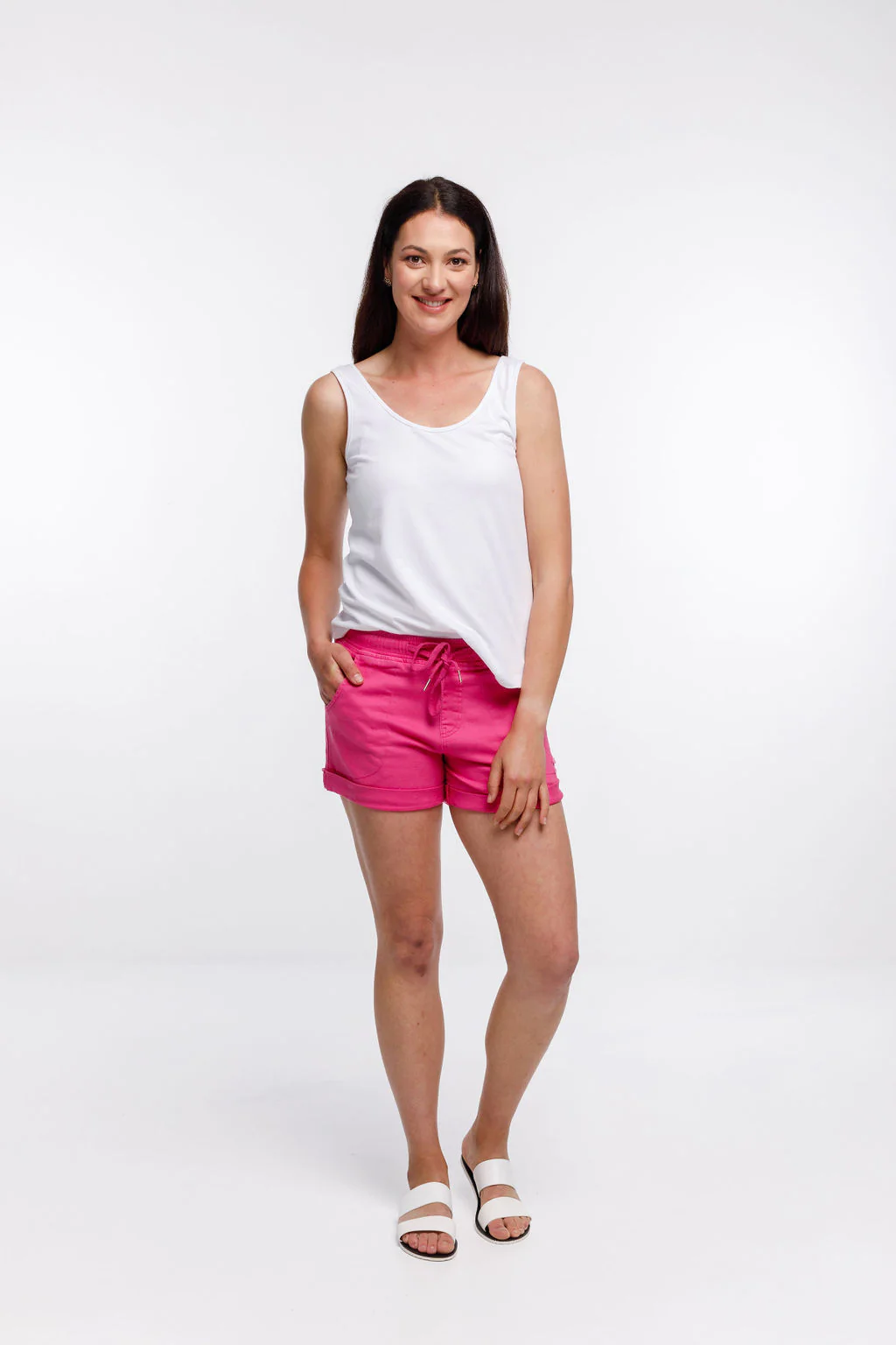 Lagoon Denim Cut Offs - Sale - Raspberry