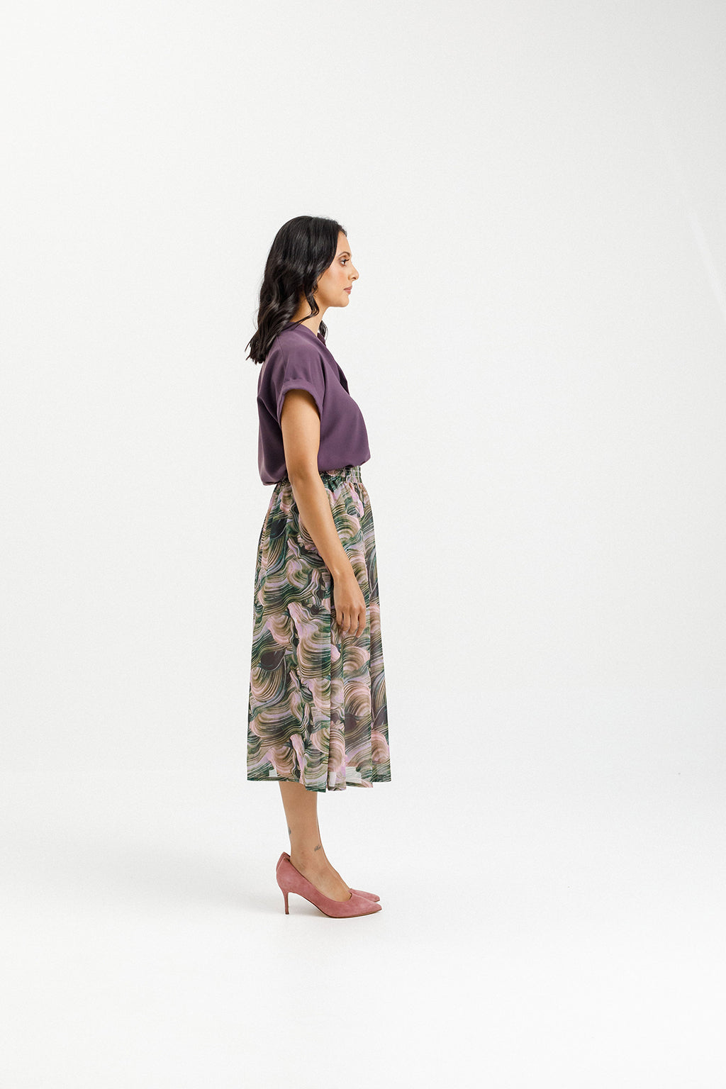 Delilah Skirt - Sale - Bloom Swirl