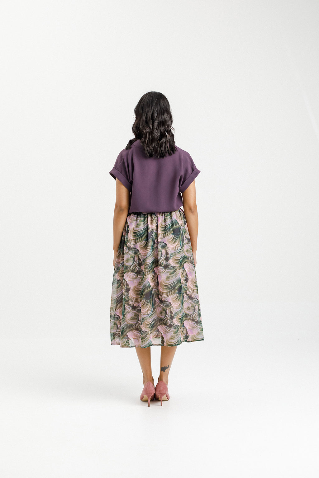 Delilah Skirt - Bloom Swirl