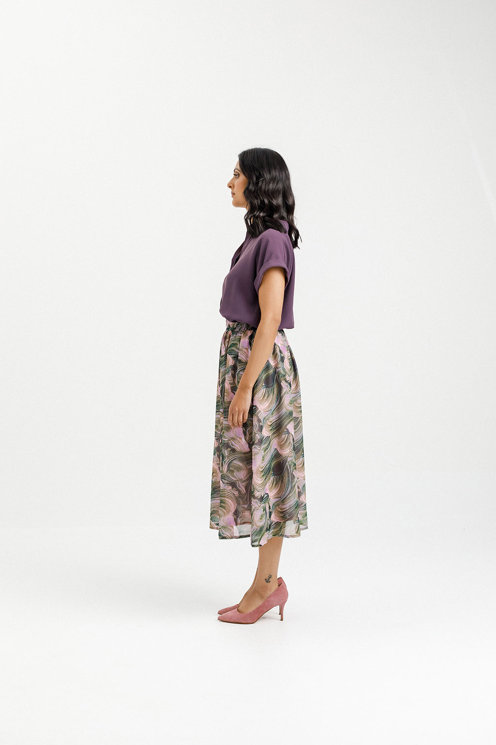 Delilah Skirt - Sale - Bloom Swirl