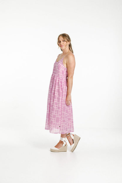 Adaline Dress - Sale - Pink Bloom Print