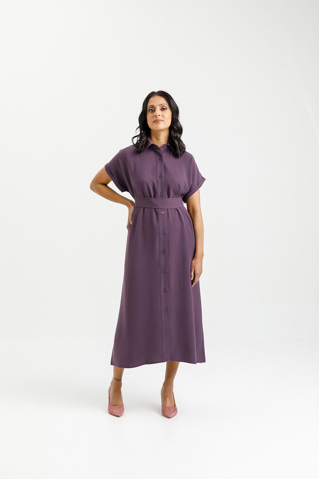 Avery Dress - Plum