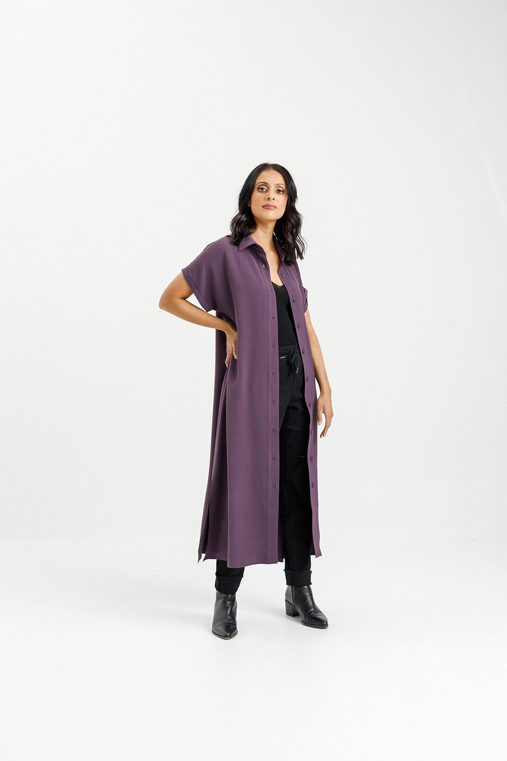 Avery Dress - Plum