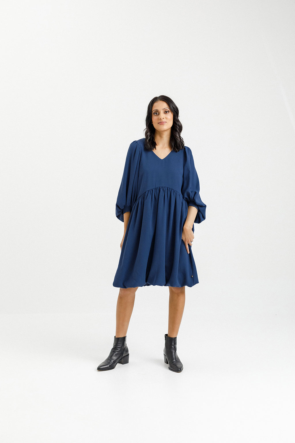 Molly Dress - Sale - Indigo Blue