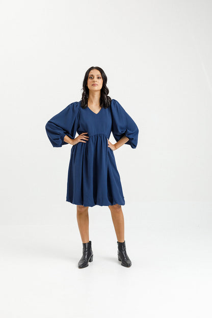 Molly Dress - Sale - Indigo Blue