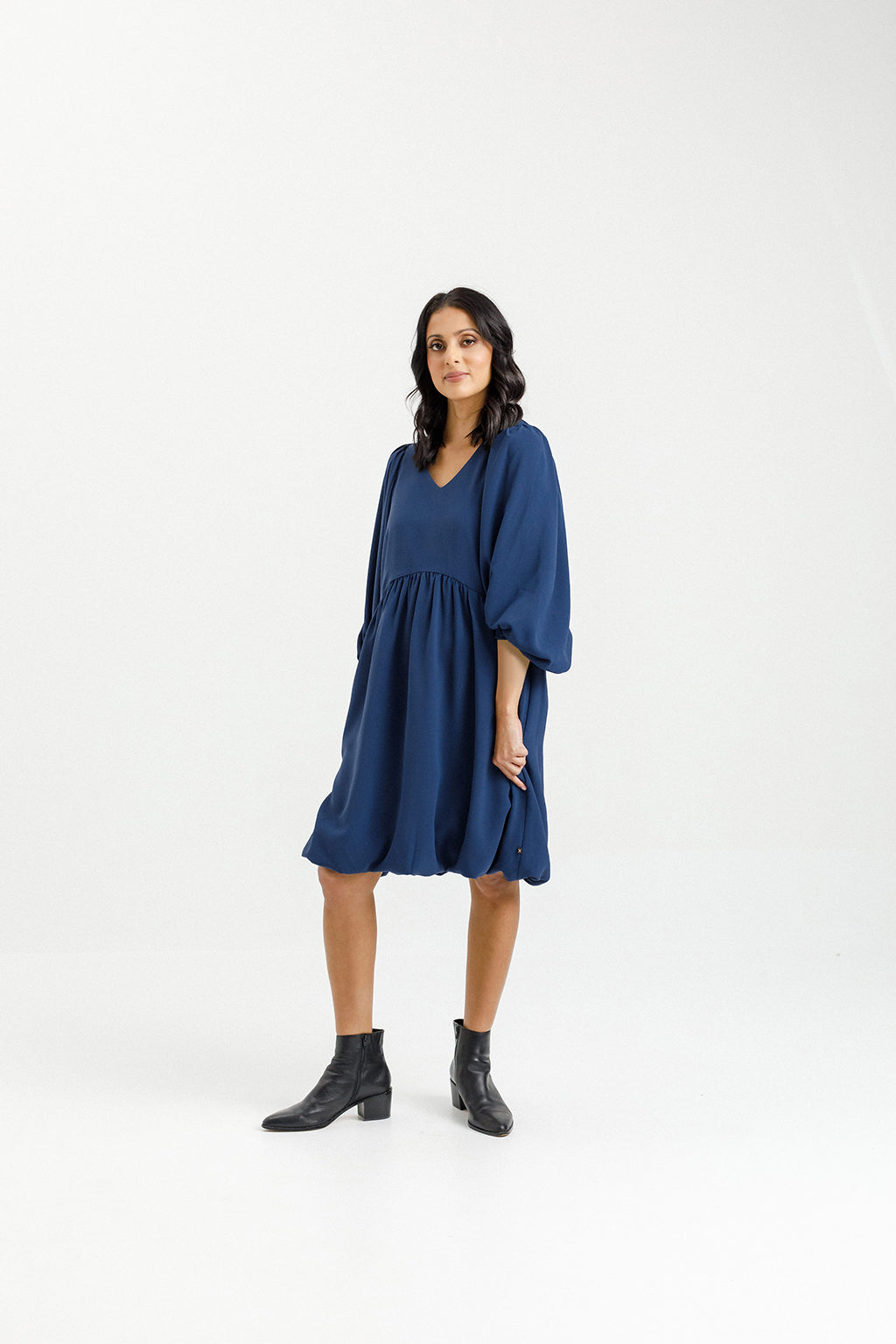 Molly Dress - Sale - Indigo Blue