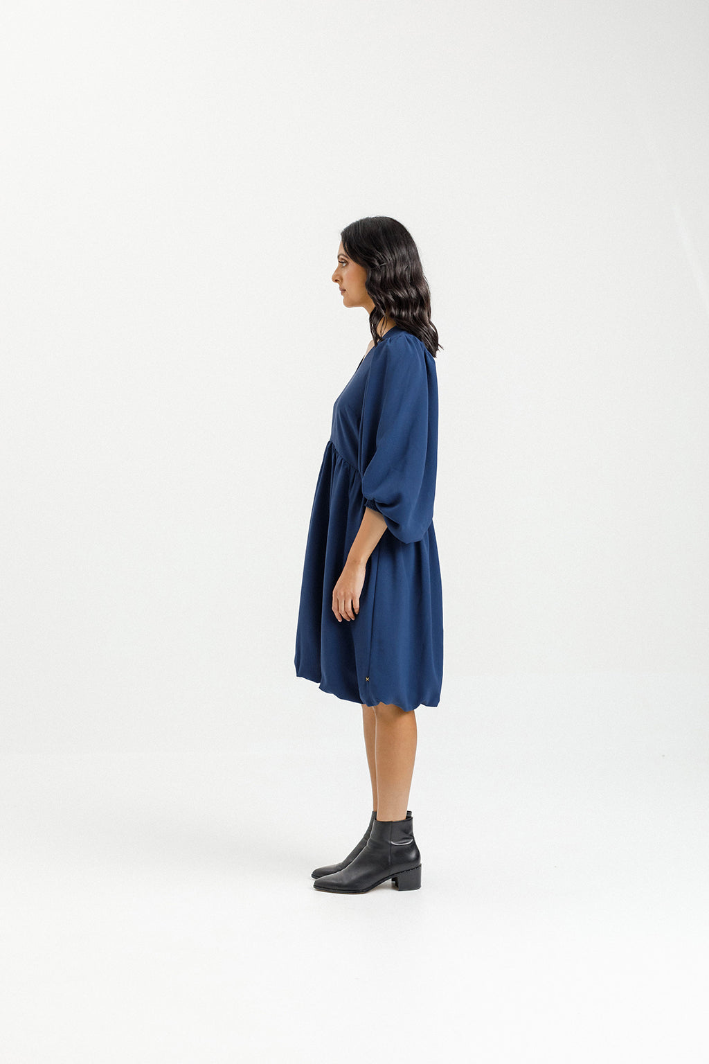 Molly Dress - Sale - Indigo Blue