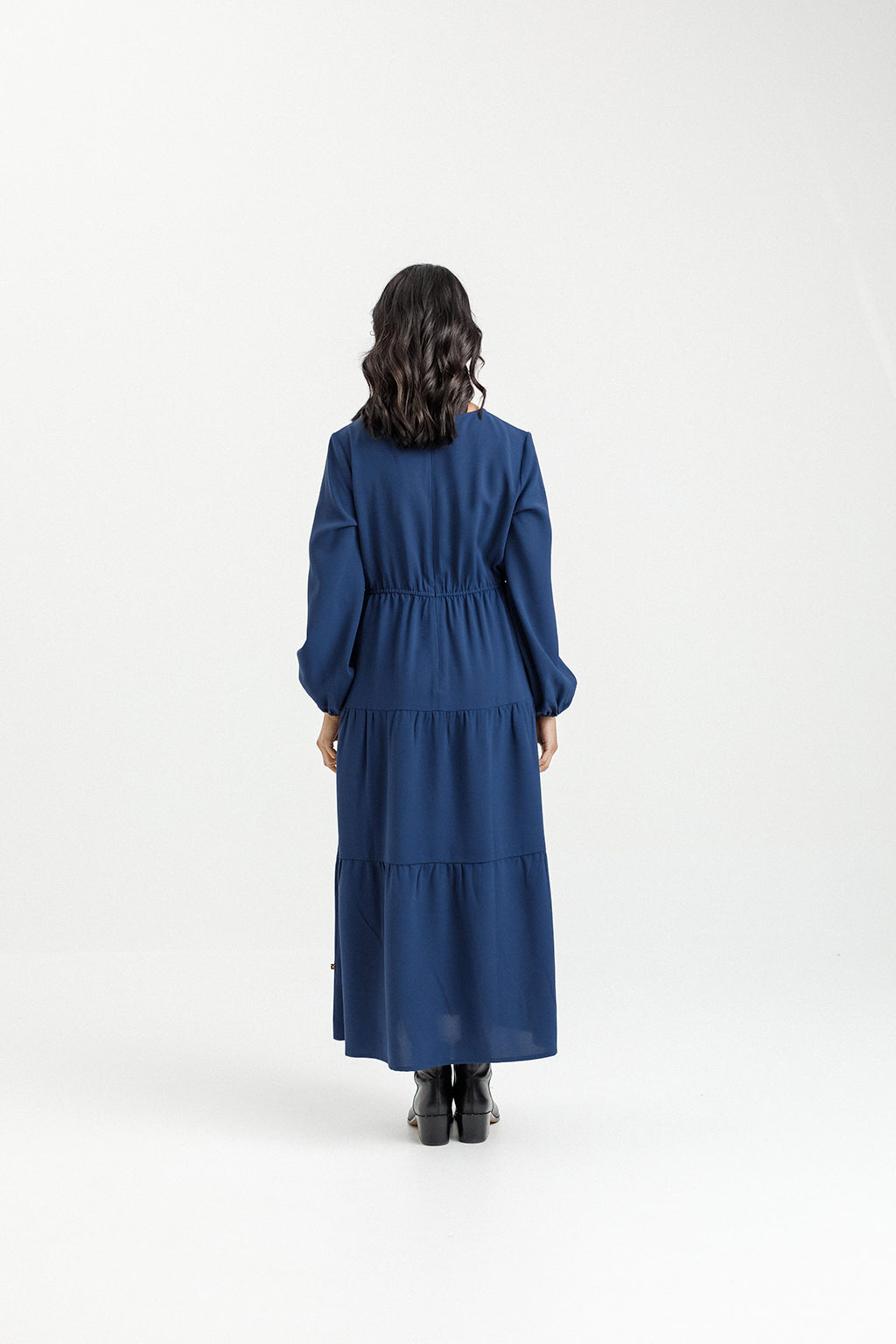 Flora Dress - Sale - Indigo Blue