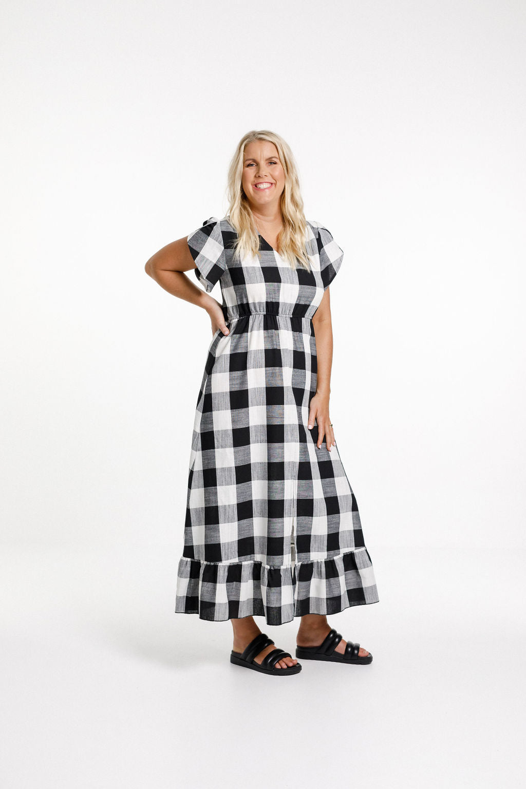 Greta Dress - Gingham Check