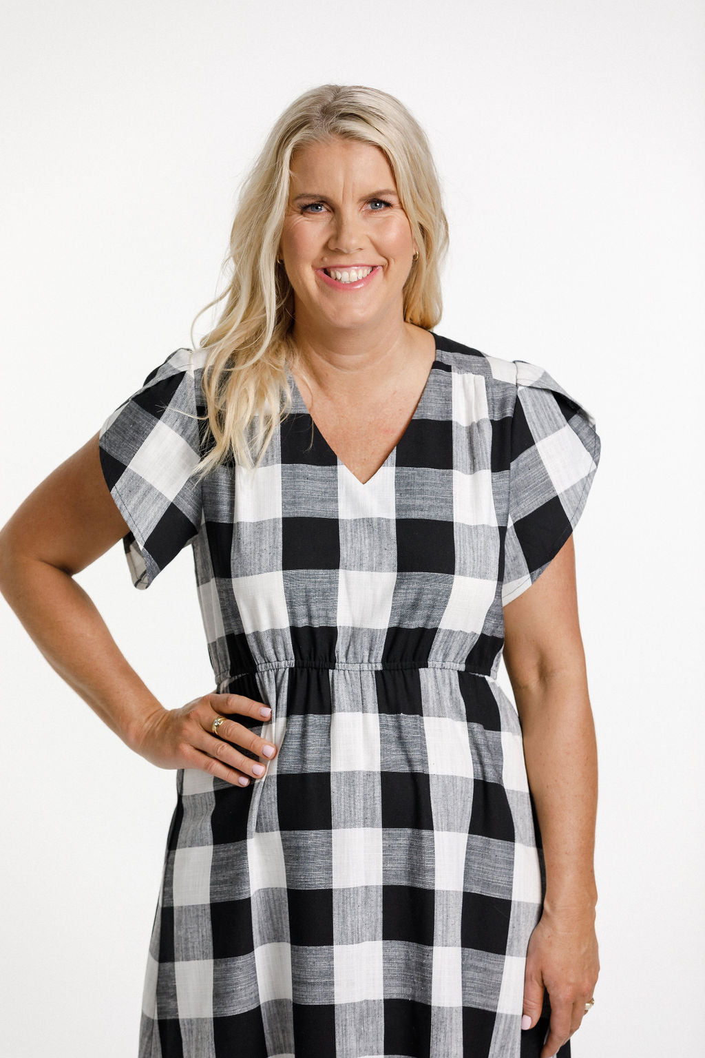 Greta Dress - Gingham Check