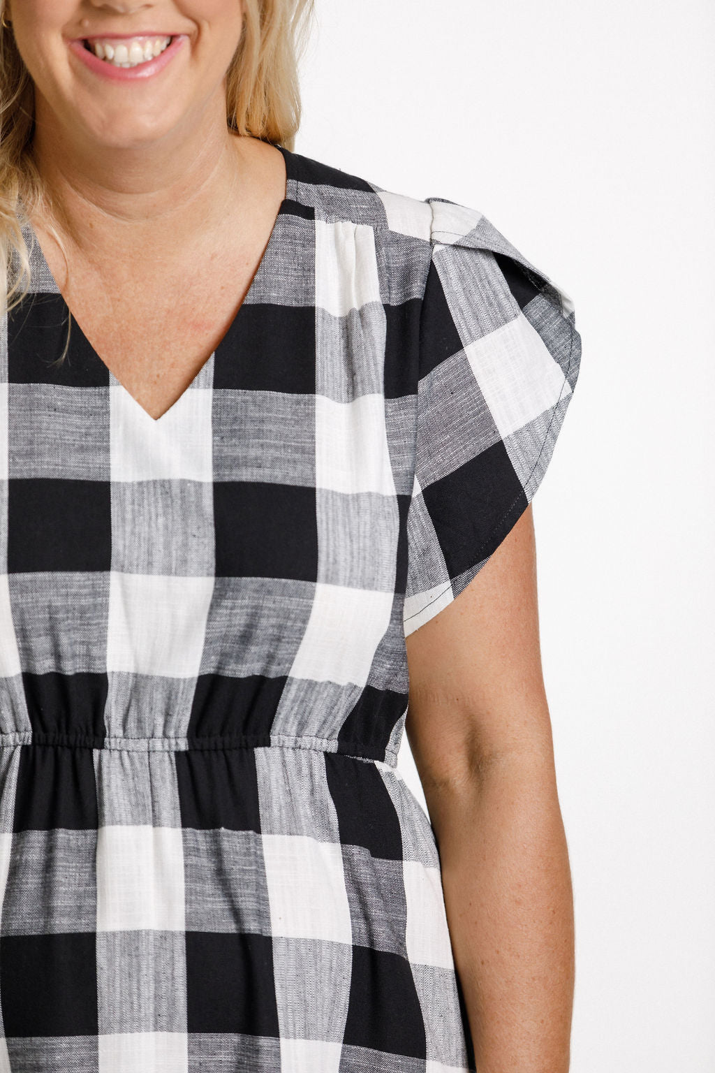 Greta Dress - Gingham Check