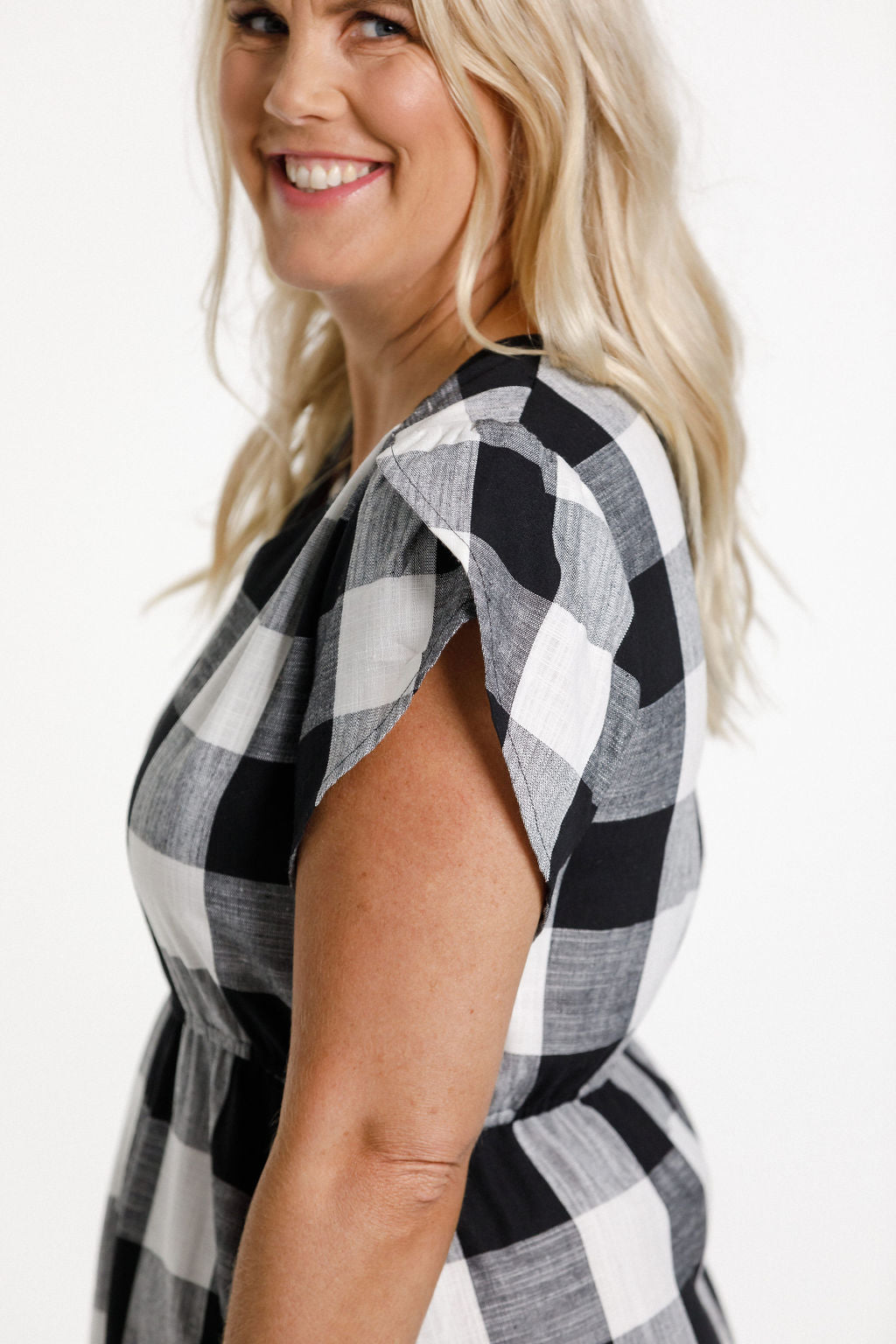 Greta Dress - Gingham Check