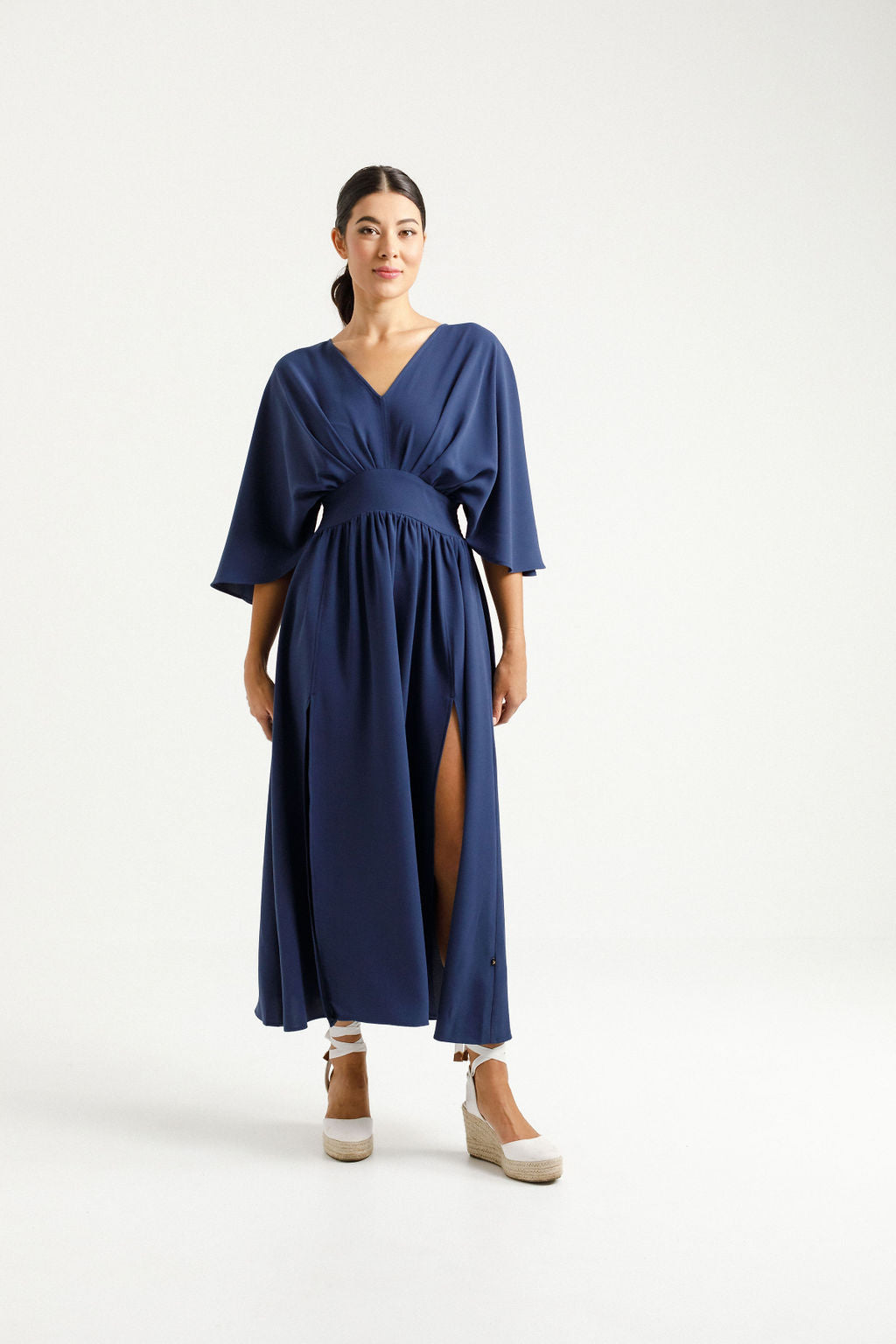 Sara Dress - Indigo Blue