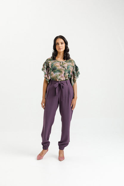 Evelyn Blouse - Bloom Swirl