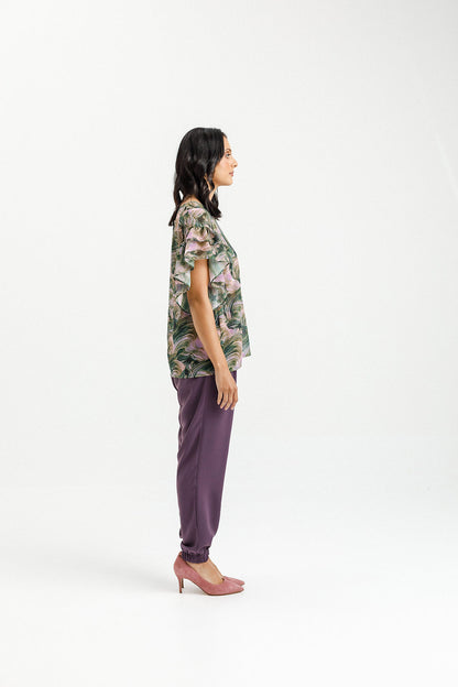 Evelyn Blouse - Sale - Bloom Swirl