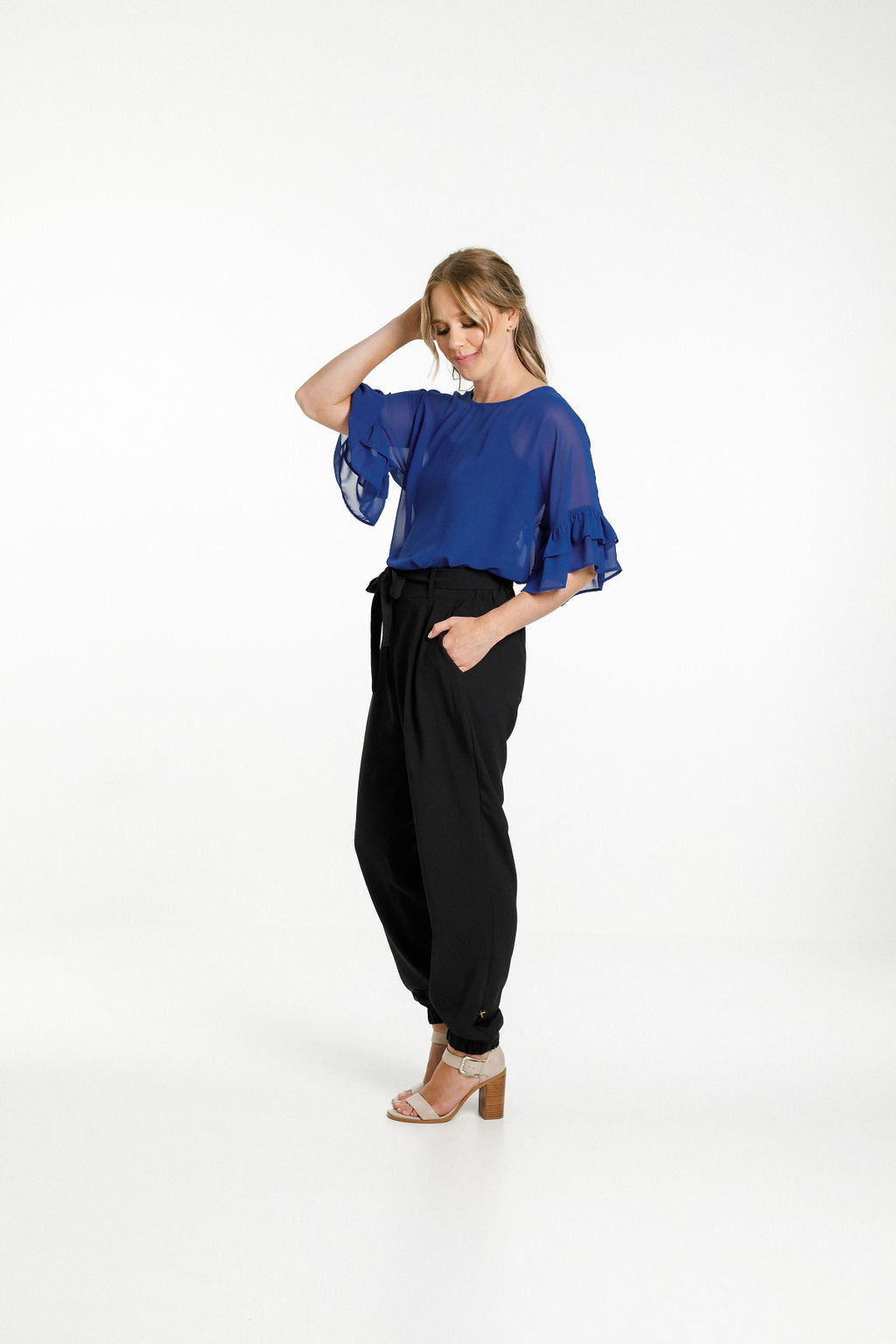 Imogen Blouse - Sale - Colbalt